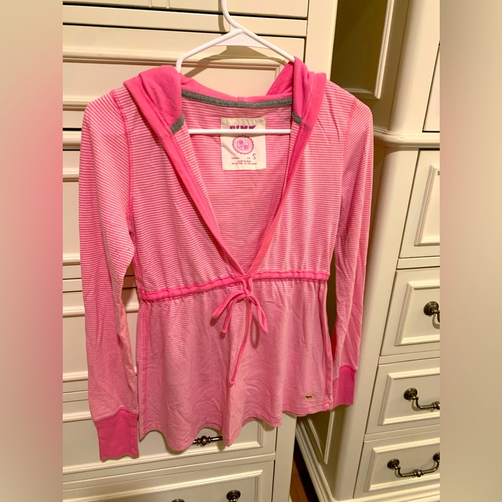 Victoria Secret Pink Fleece romper Size-S